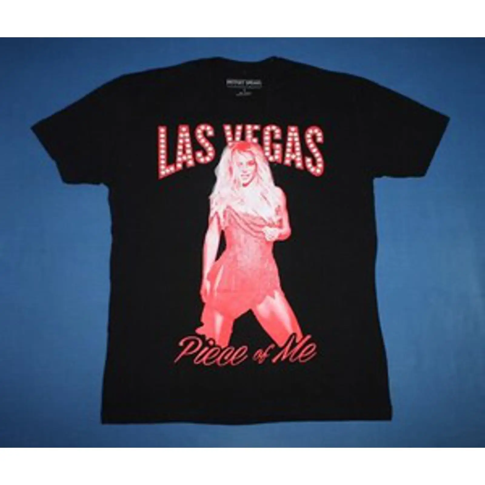 Vintage Vegas Fashion - เสื้อยืด Britney Spears ลาย Las Vegas