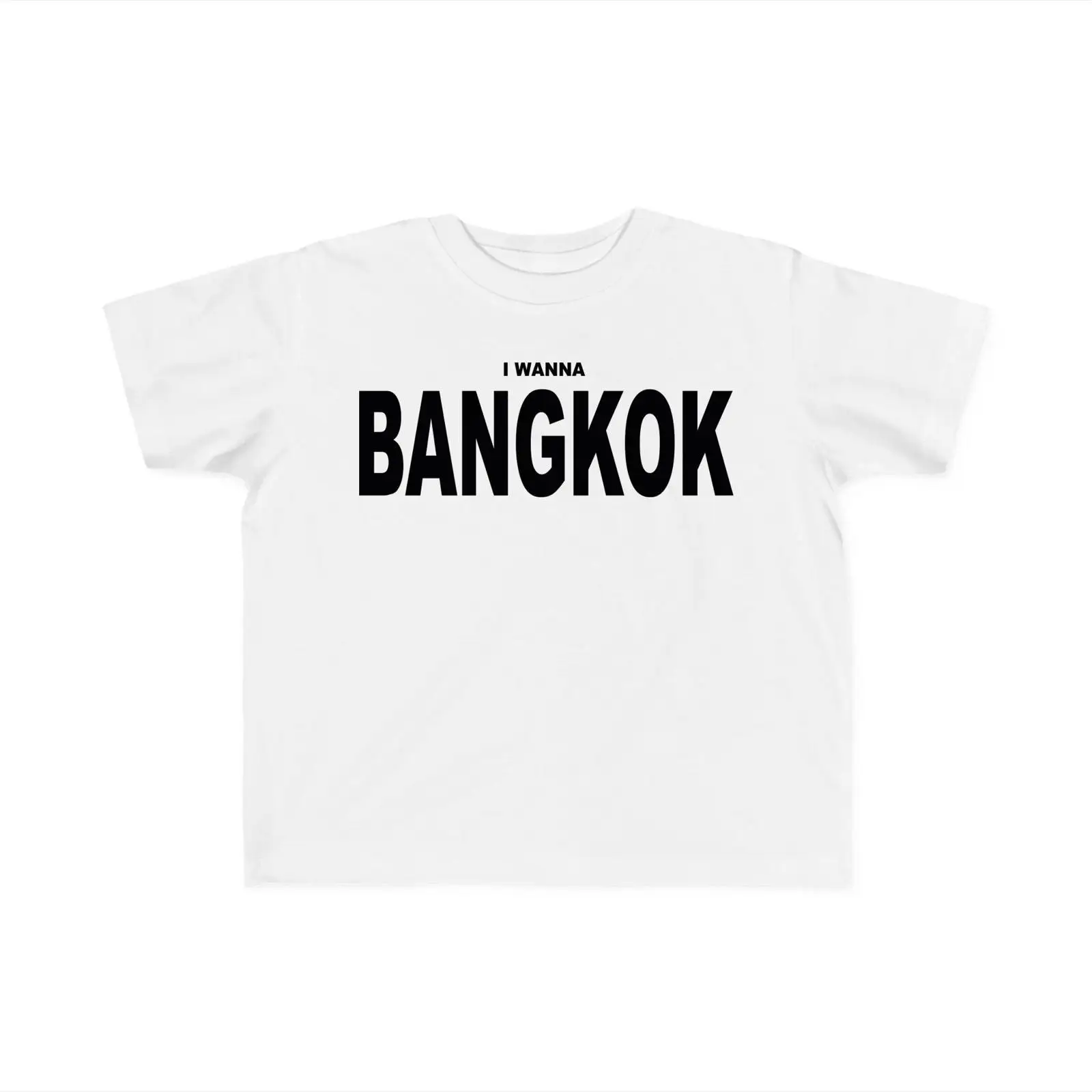 Vintage Fashion Bangkok - เสื้อยืด I Wanna Bangkok Baby สไตล์วินเทจ