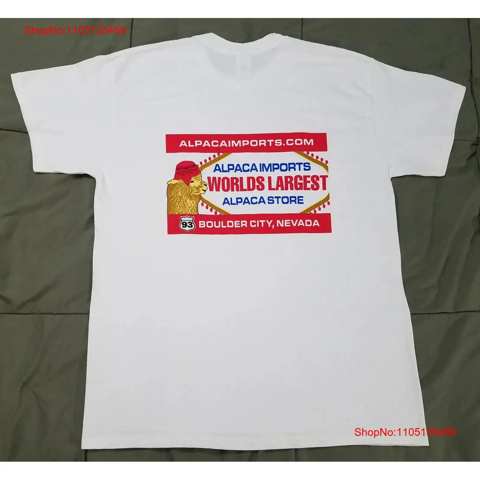 Vintage Vegas Fashion - เสื้อพนักงาน Alpaca Imports Boulder City เนวาดา