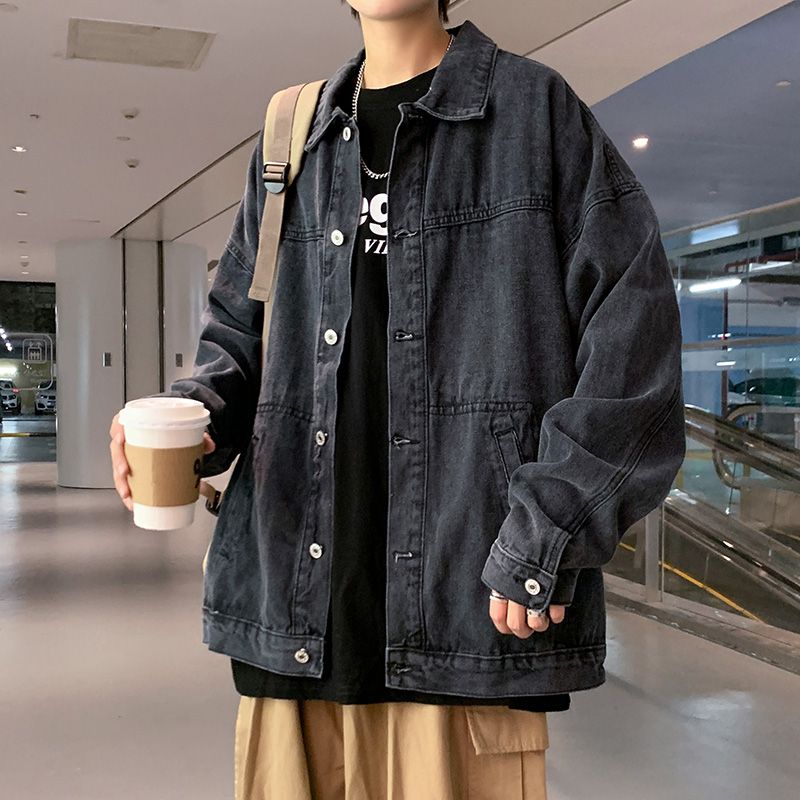 Patchwork Jean Jacket - เสื้อแจ็คเก็ตยีนส์ผู้ชาย ฤดูหนาว 2025 เสื้อผ้าบุรุษ คุณภาพสูง หรูหรา