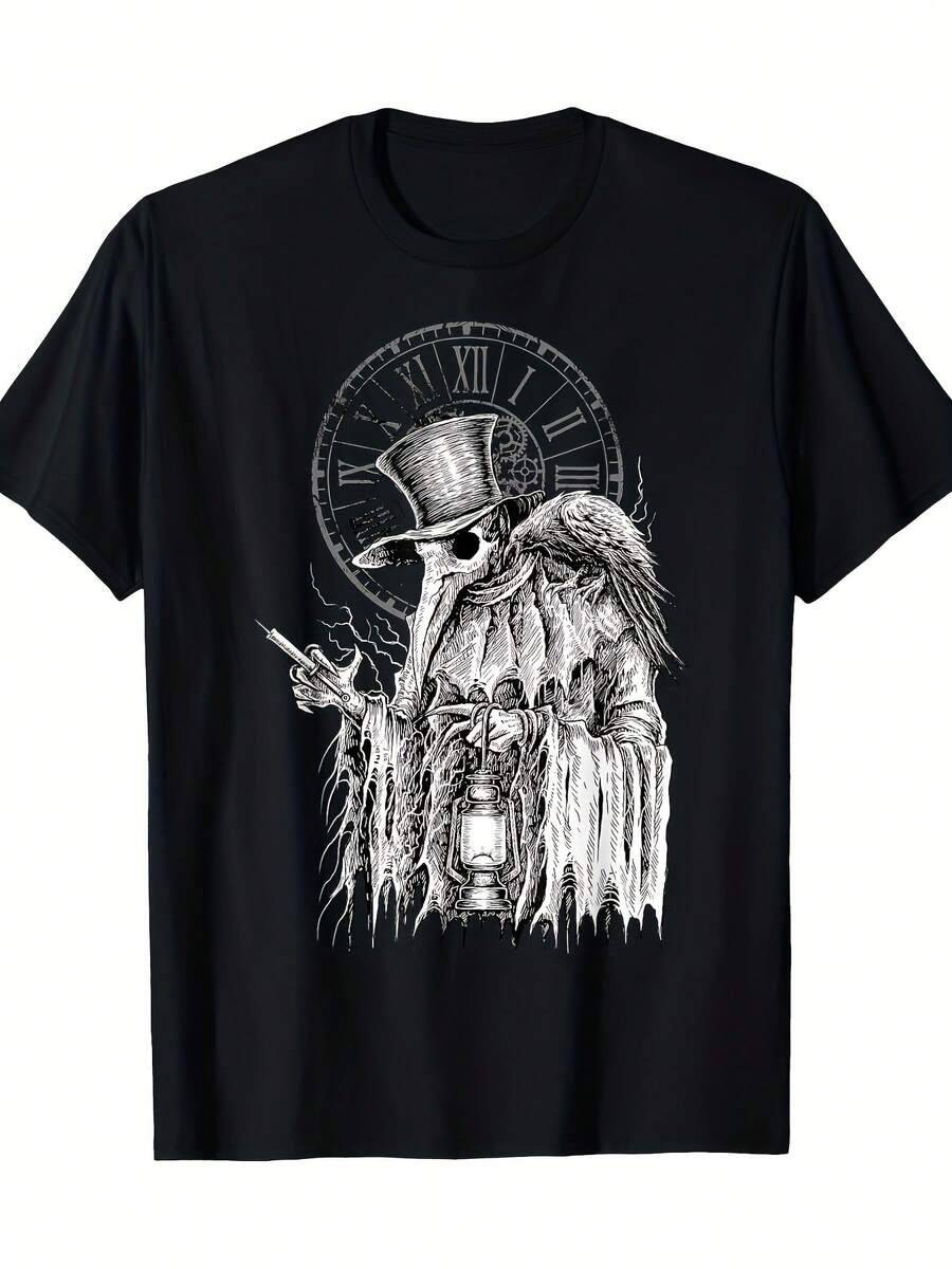 Vintage Fashion Enthusiasts - เสื้อยืดคอกลมลายกราฟิกวินเทจ พิมพ์ลายแปลกใหม่ สินค้ามีจำนวนจำกัด สำหรับคนรักสไตล์โกธิค ผ้าฝ้าย 100%