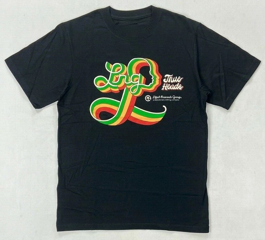 Vintage Fashion Research - เสื้อยืดคอตตอนกราฟิกพรีเมียม Hot LRG Lifted Research Group