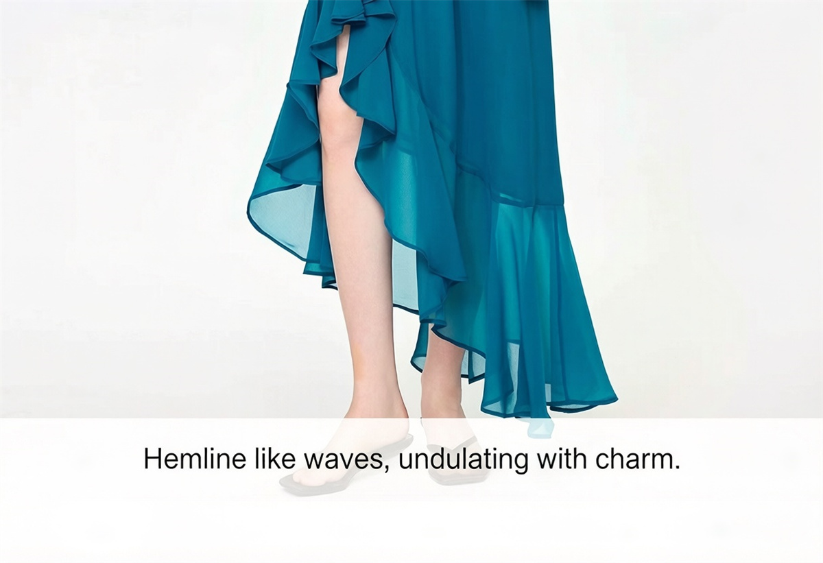 กระโปรงชีฟองทรงหางปลาแฟชั่น ดี - Vintage Fashion Female บทวิจารณ์และราคา