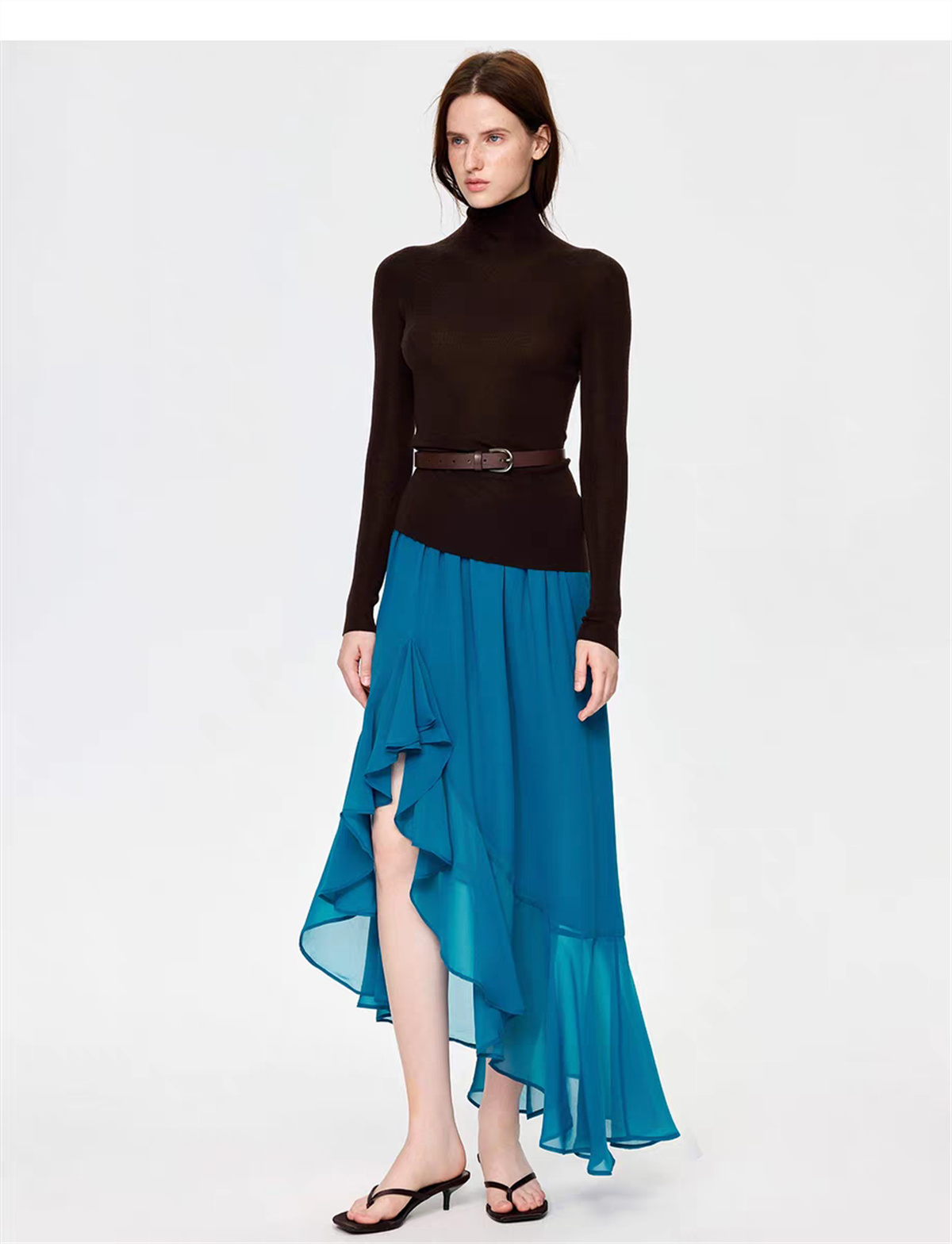 กระโปรงชีฟองทรงหางปลาแฟชั่น ดี - Vintage Fashion Female บทวิจารณ์และราคา