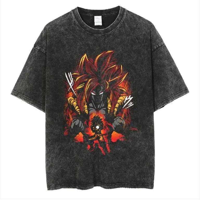 เสื้อยืดพิมพ์ลายอนิเมะวินเทจลา - Z Vintage Fashion บทวิจารณ์และราคา