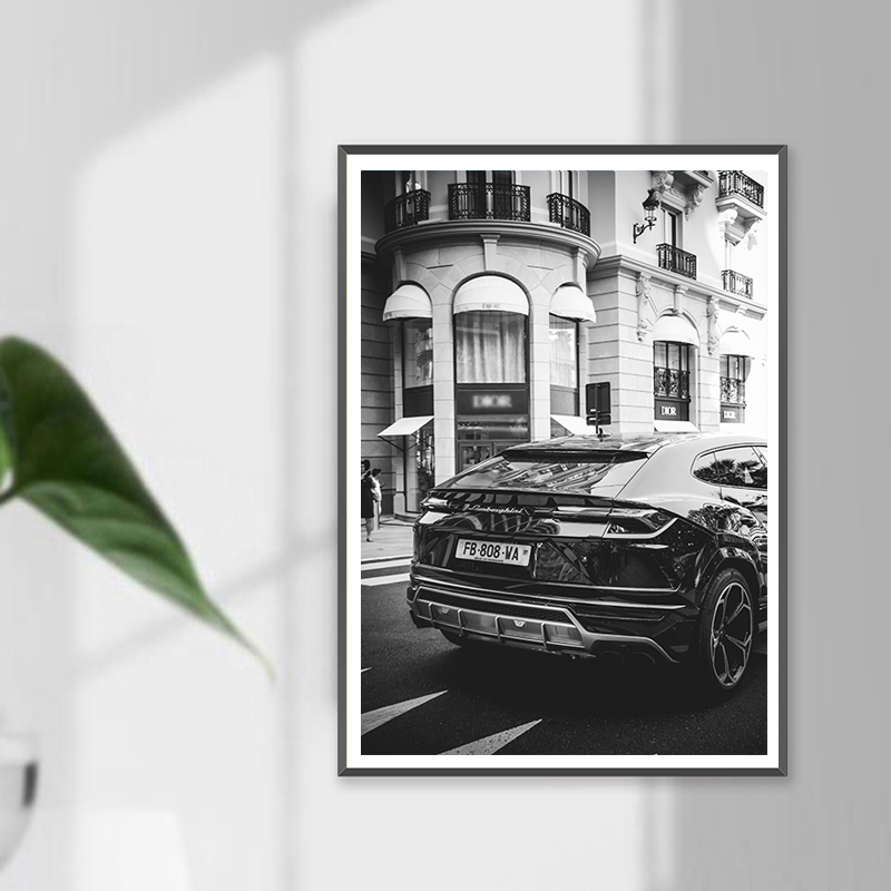 ยุโรป Street ภาพวาดผ้าใบแฟชั่น - Vintage Vogue Fashion Poster บทวิจารณ์และราคา