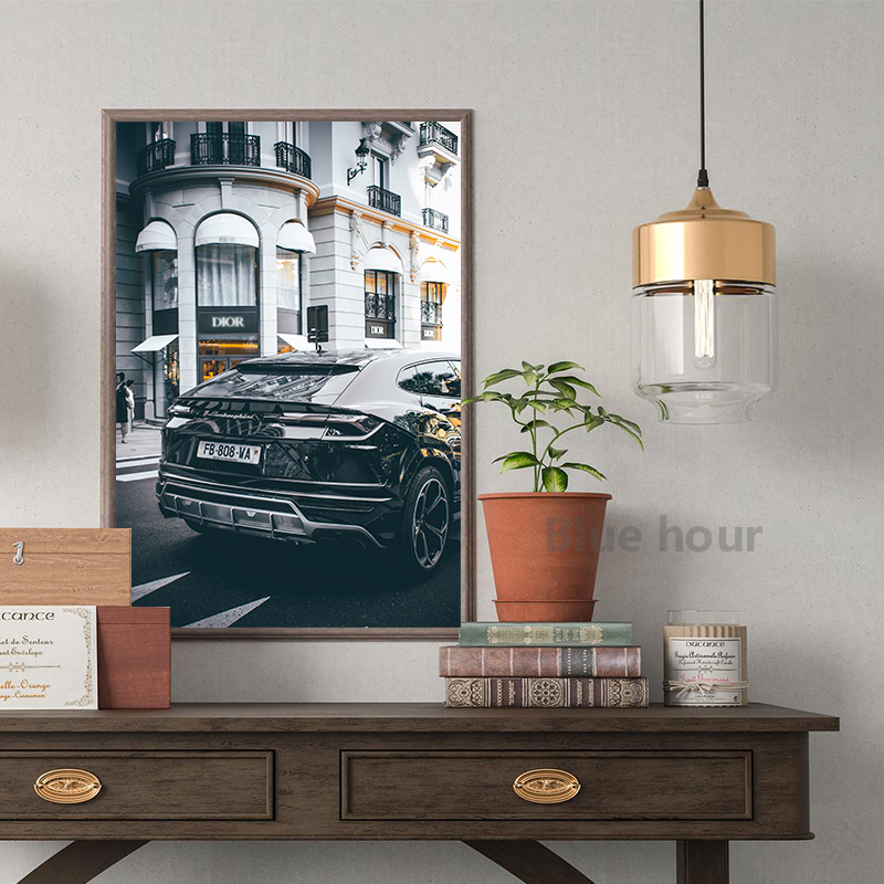 ยุโรป Street ภาพวาดผ้าใบแฟชั่น - Vintage Vogue Fashion Poster บทวิจารณ์และราคา