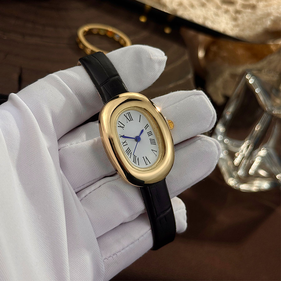 นาฬิกาข้อมือควอตซ์ทรงไข่สำหรับ - Vintage Fashion Watches บทวิจารณ์และราคา