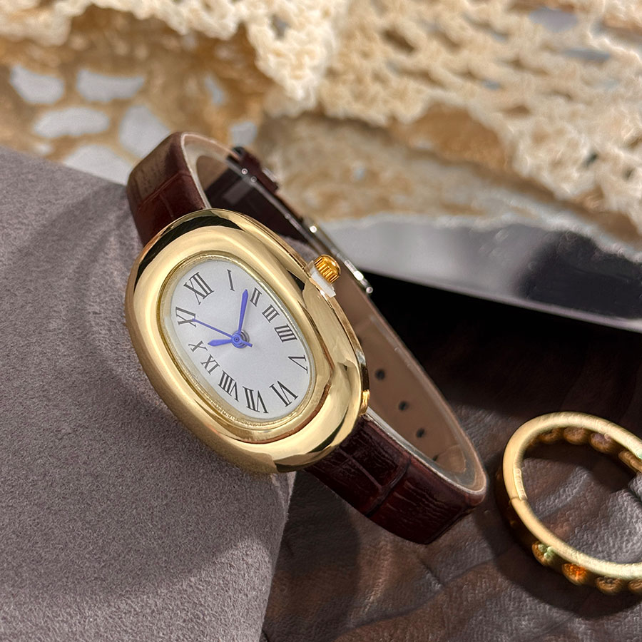 นาฬิกาข้อมือควอตซ์ทรงไข่สำหรับ - Vintage Fashion Watches บทวิจารณ์และราคา