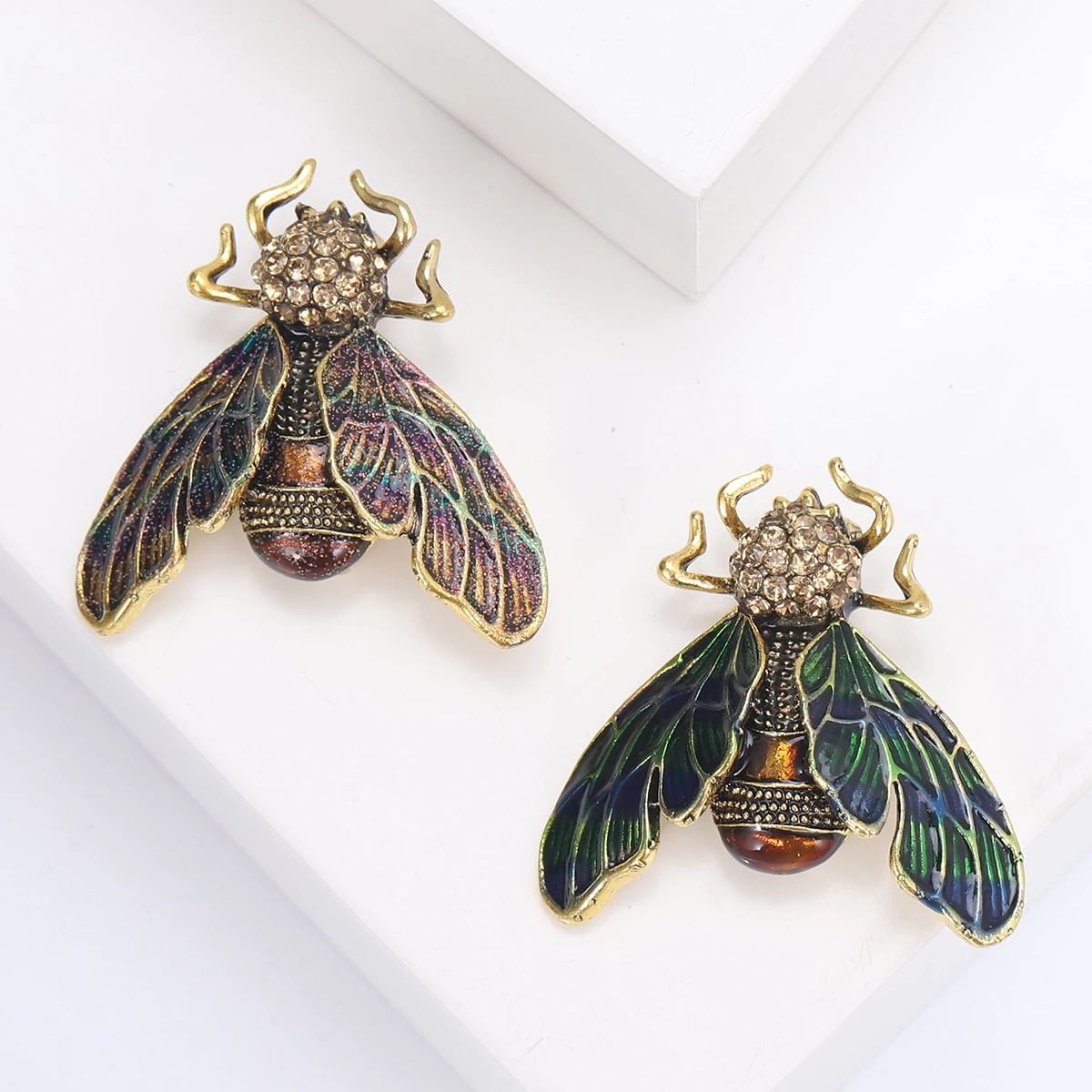 Vintage Rhinestone Bug เข็มกลั - Vintage Fashion Bug บทวิจารณ์และราคา