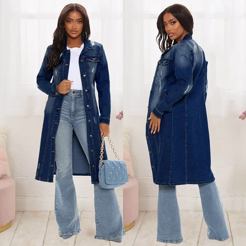 ผ้าฝ้าย DENIM เสื้อผู้หญิงฤดูใ - Patchwork Jean Jacket บทวิจารณ์และราคา