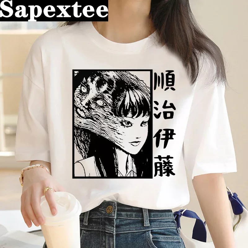 Junji Ito เสื้อยืดผู้หญิง HARA - Tie Dye Shirt Vintage บทวิจารณ์และราคา