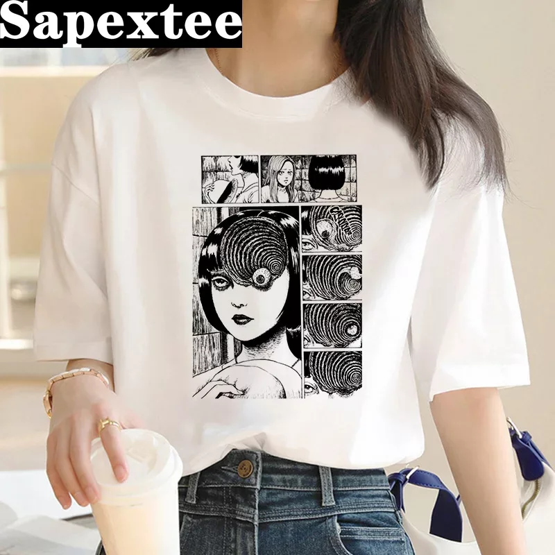 Junji Ito เสื้อยืดผู้หญิง HARA - Tie Dye Shirt Vintage บทวิจารณ์และราคา