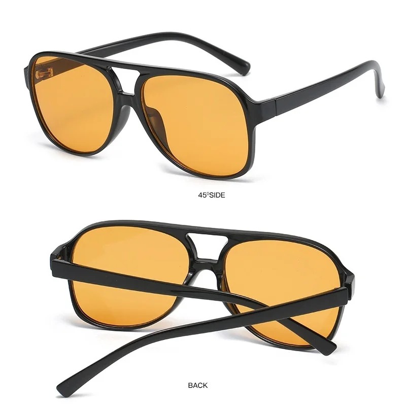 แว่นกันแดดสไตล์เรโทรสำหรับผู้ช - Vintage Fashion Design บทวิจารณ์และราคา
