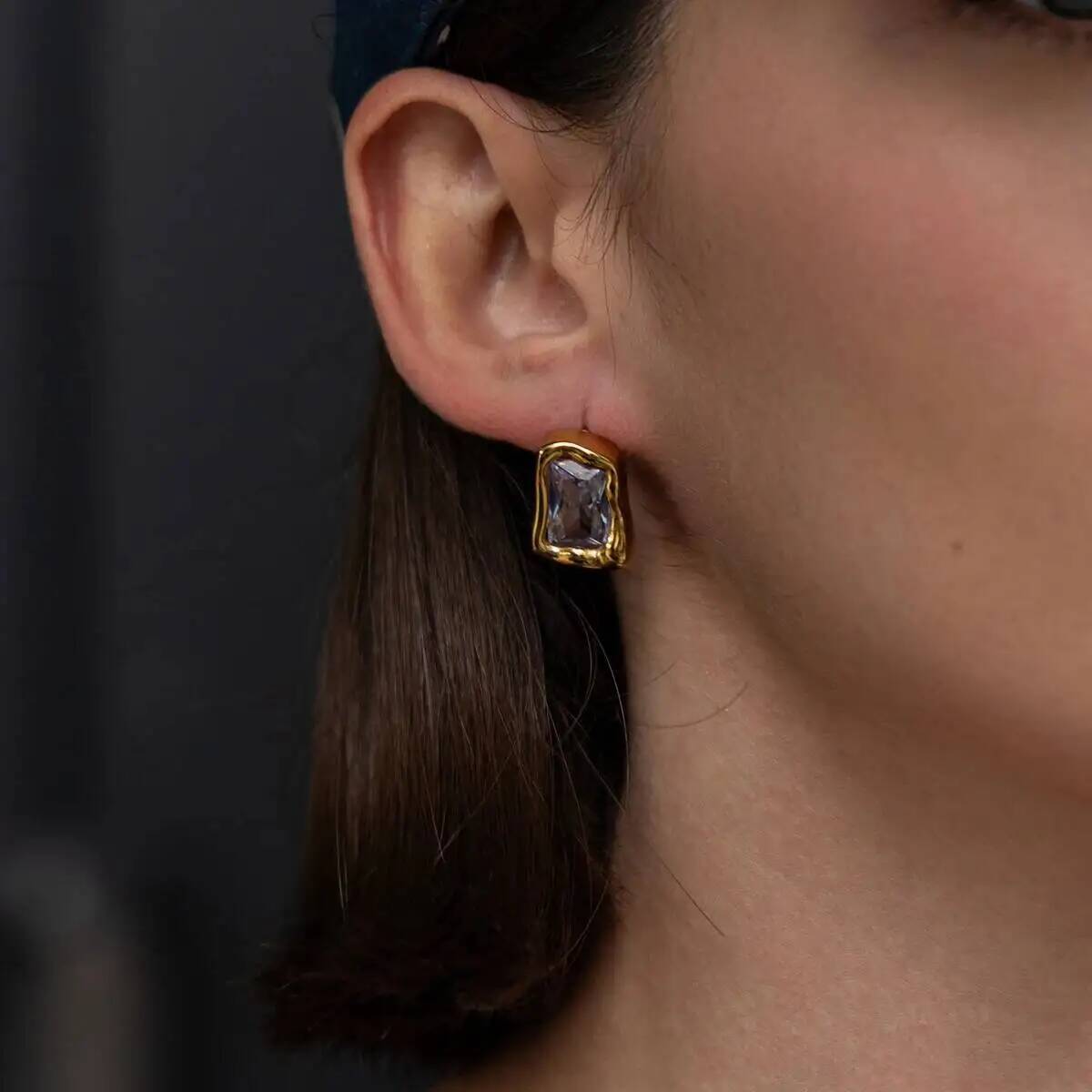 IngeSight.Z ต่างหูสตั๊ดทรงสี่เ - Z Vintage Fashion บทวิจารณ์และราคา