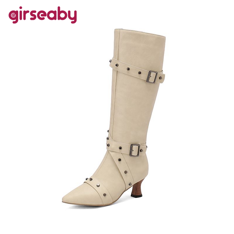 รองเท้าบูทสตรีความยาวระดับเข่า - Vintage Fashion Boots บทวิจารณ์และราคา