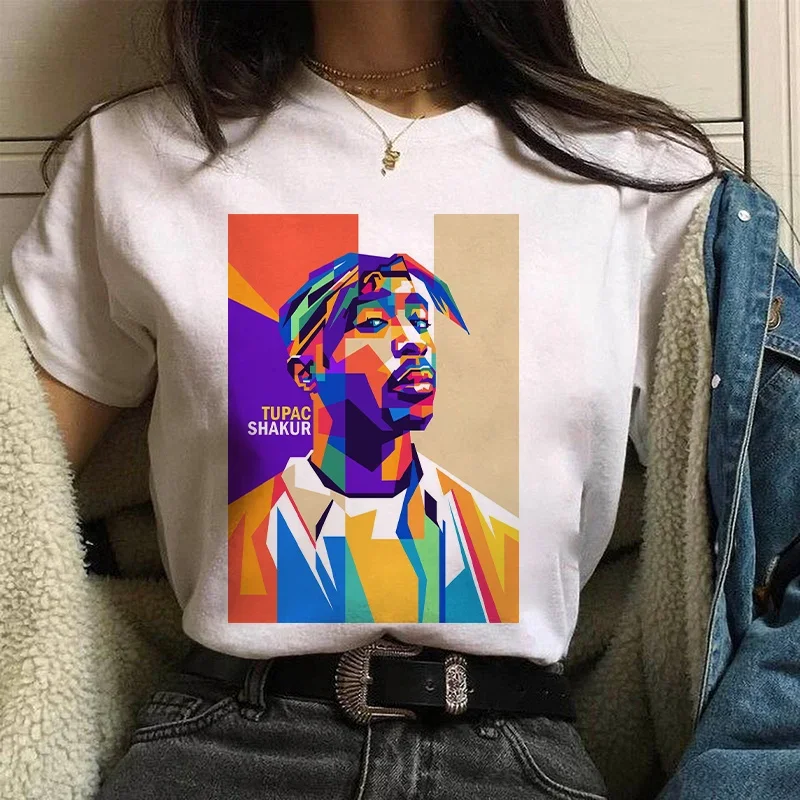 Tupac เสื้อฮาราจูกุผู้หญิง, เส - Tie Dye Shirt Vintage บทวิจารณ์และราคา