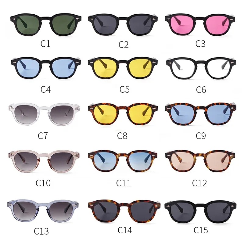 แว่นกันแดดทรงกลมวินเทจ ผู้หญิง - Vintage Fashion Design บทวิจารณ์และราคา