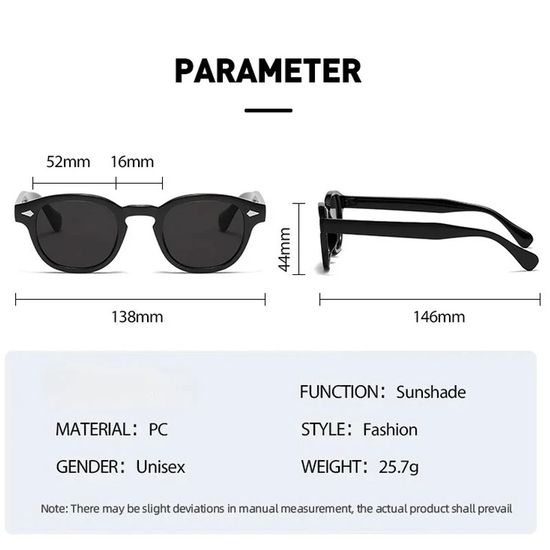 แว่นกันแดดทรงกลมวินเทจ ผู้หญิง - Vintage Fashion Design บทวิจารณ์และราคา