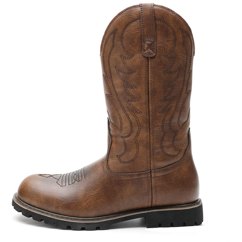 ขนาดใหญ่ 48 รองเท้าบูทผู้ชายคล - Vintage Fashion Boots บทวิจารณ์และราคา