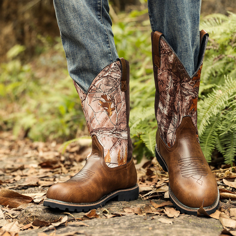 ขนาดใหญ่ 48 รองเท้าบูทผู้ชายคล - Vintage Fashion Boots บทวิจารณ์และราคา