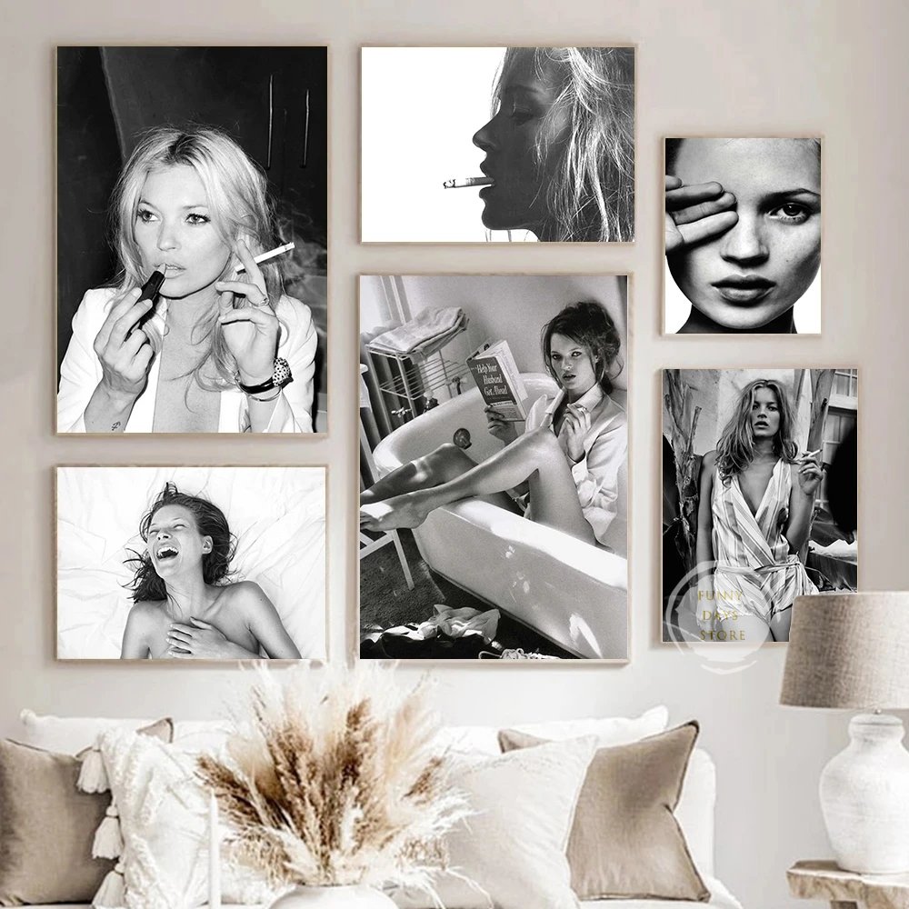 Vintage เซ็กซี่ซูเปอร์โมเดล Ka - Vintage Vogue Fashion Poster บทวิจารณ์และราคา