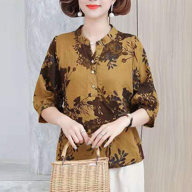 แฟชั่นผู้หญิง Vintage หลวมเสื้ - Tie Dye Shirt Vintage บทวิจารณ์และราคา