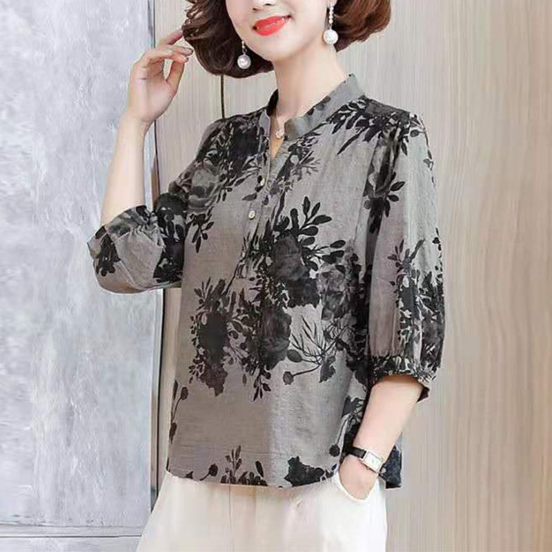แฟชั่นผู้หญิง Vintage หลวมเสื้ - Tie Dye Shirt Vintage บทวิจารณ์และราคา