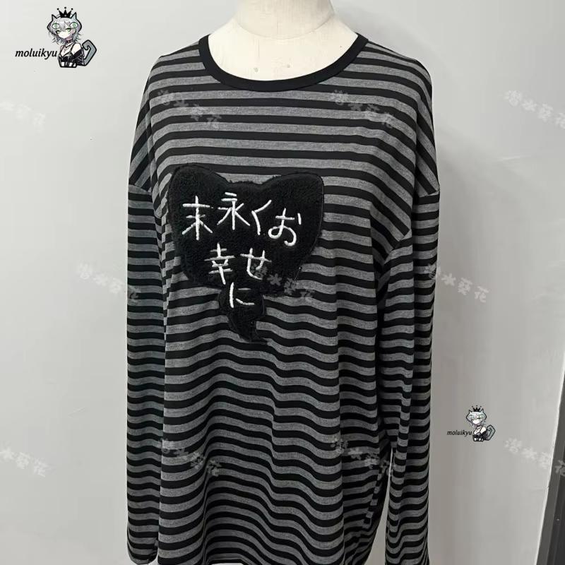 เสื้อยืดแขนยาวคอกลมสไตล์อเมริก - Vintage Fashion Design บทวิจารณ์และราคา