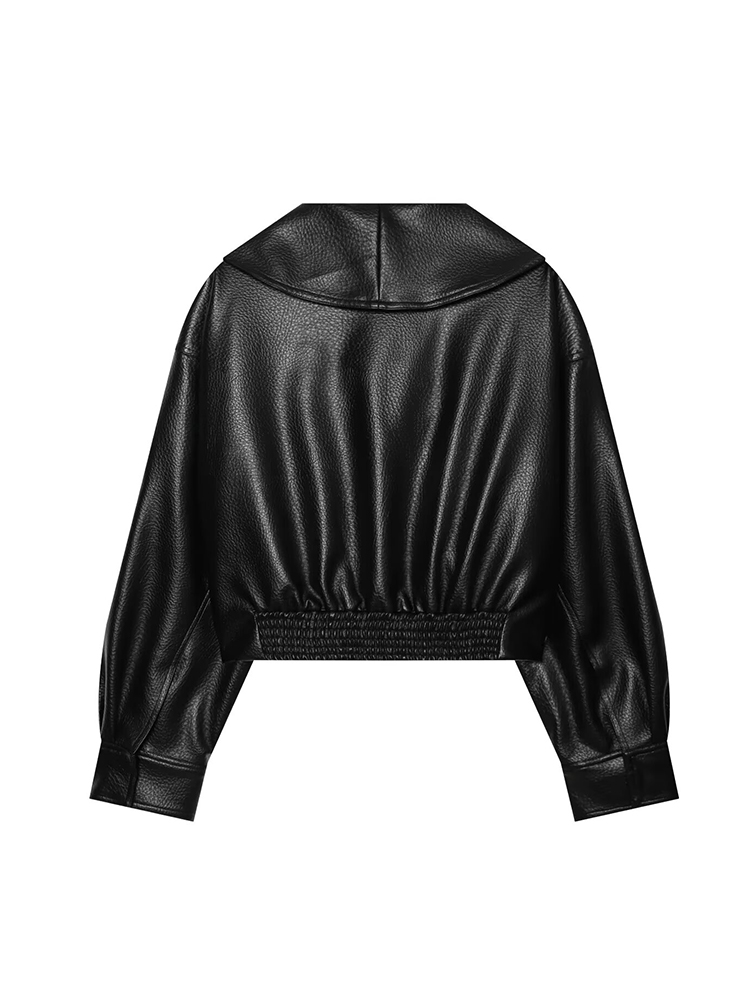 เสื้อแจ็คเก็ตหนัง PU สำหรับผู้ - Vintage Fashion Retro Outfit บทวิจารณ์และราคา