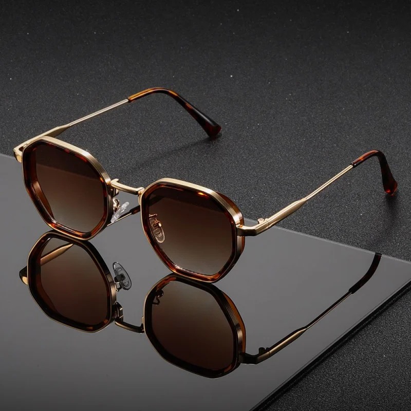 1 คู่ แว่นกันแดดแฟชั่นทรงกลมโล - Vintage Fashion Female บทวิจารณ์และราคา