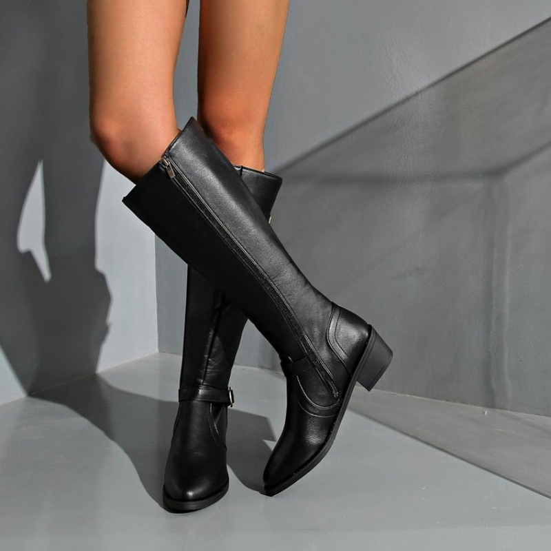 รองเท้าบูทผู้หญิงทรงสูงถึงเข่า - Vintage Fashion Boots บทวิจารณ์และราคา