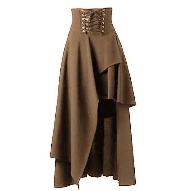 กระโปรงวินเทจสไตล์สตีมพังก์เสื - Vintage Fashion Korea บทวิจารณ์และราคา