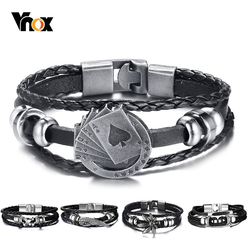 Vnox Lucky Vintage สร้อยข้อมือ - Vintage Vegas Fashion บทวิจารณ์และราคา