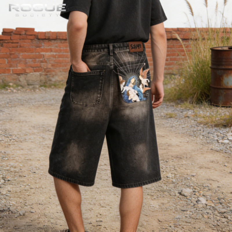 กางเกงยีนส์ฮาราจูกุสุดหรูสำหรั - Vintage Fashion Jeans บทวิจารณ์และราคา