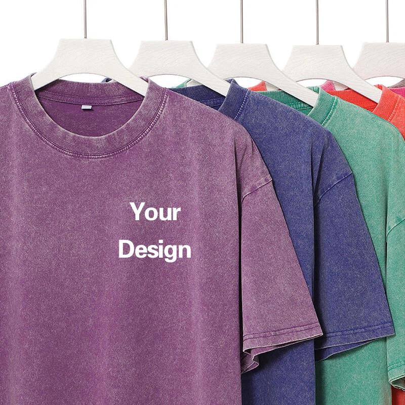 เสื้อยืดคอกลมแขนสั้นผ้าฝ้ายแท้ - Tie Dye Shirt Vintage บทวิจารณ์และราคา