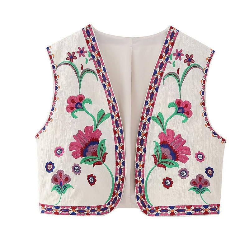 เสื้อกั๊กปักลายวินเทจแฟชั่นสุด - Vintage Fashion Vogue บทวิจารณ์และราคา