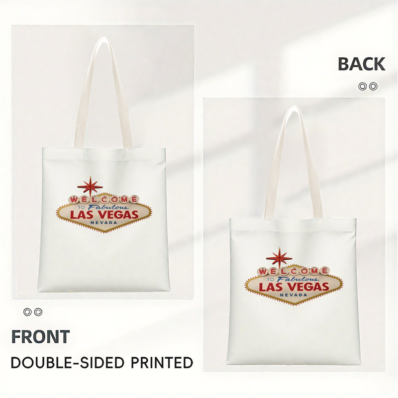 กระเป๋าผ้าลายป้ายต้อนรับลาสเวก - Vintage Vegas Fashion บทวิจารณ์และราคา