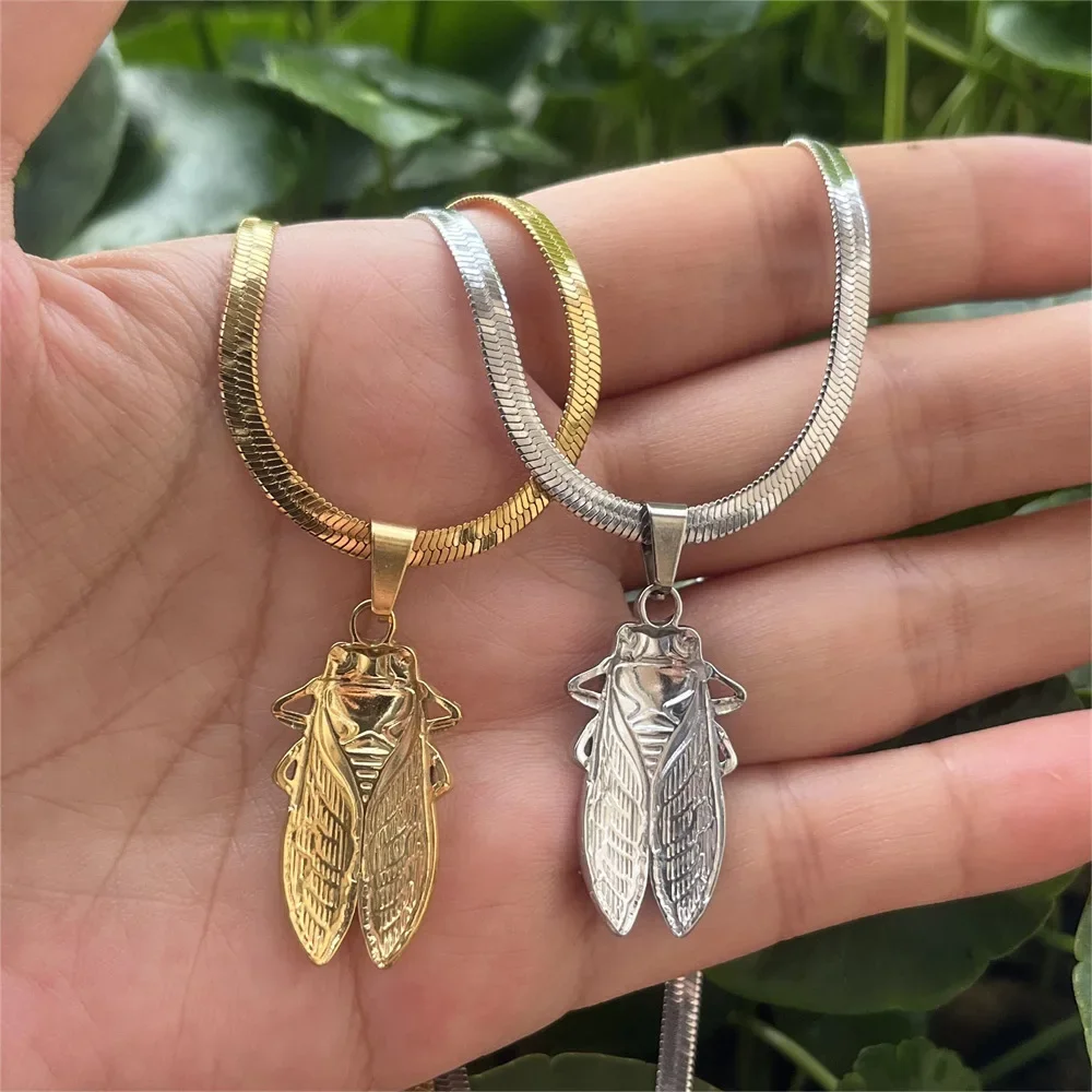 สร้อยคอโซ่ใบใหญ่ทำจากสแตนเลสโบ - Vintage Fashion Bug บทวิจารณ์และราคา