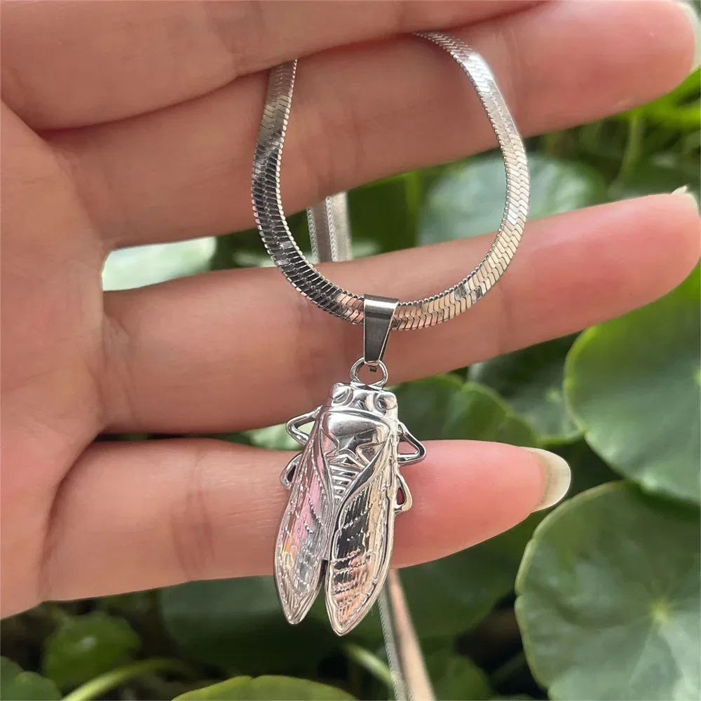สร้อยคอโซ่ใบใหญ่ทำจากสแตนเลสโบ - Vintage Fashion Bug บทวิจารณ์และราคา