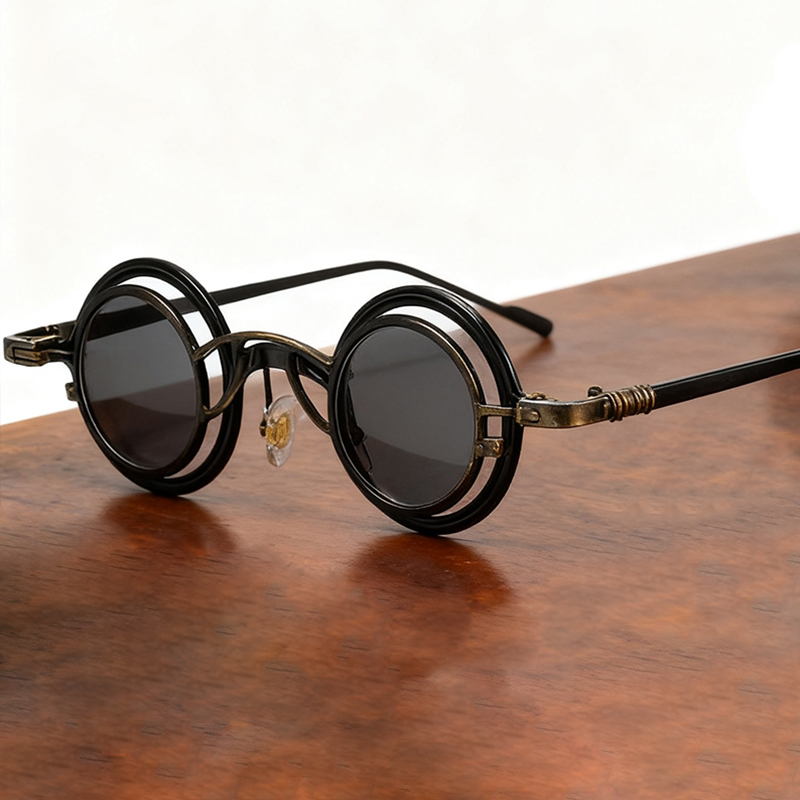 แว่นกันแดดทรงกลมสไตล์พังก์สำหร - Vintage Fashion Vogue บทวิจารณ์และราคา