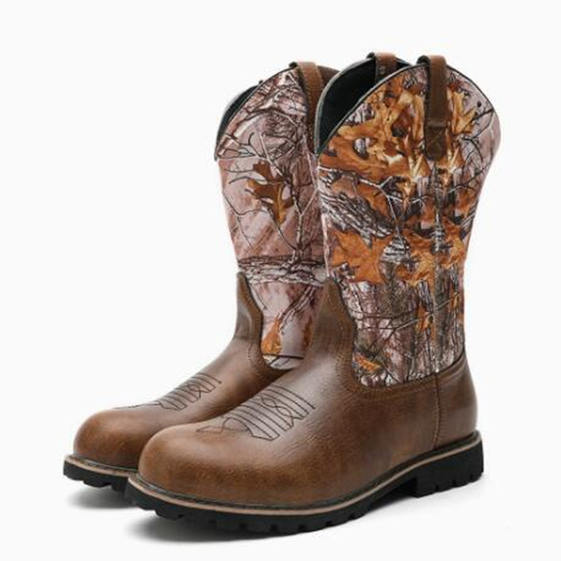 รองเท้าบูทผู้ชาย งานปักมือสุดค - Vintage Fashion Boots บทวิจารณ์และราคา