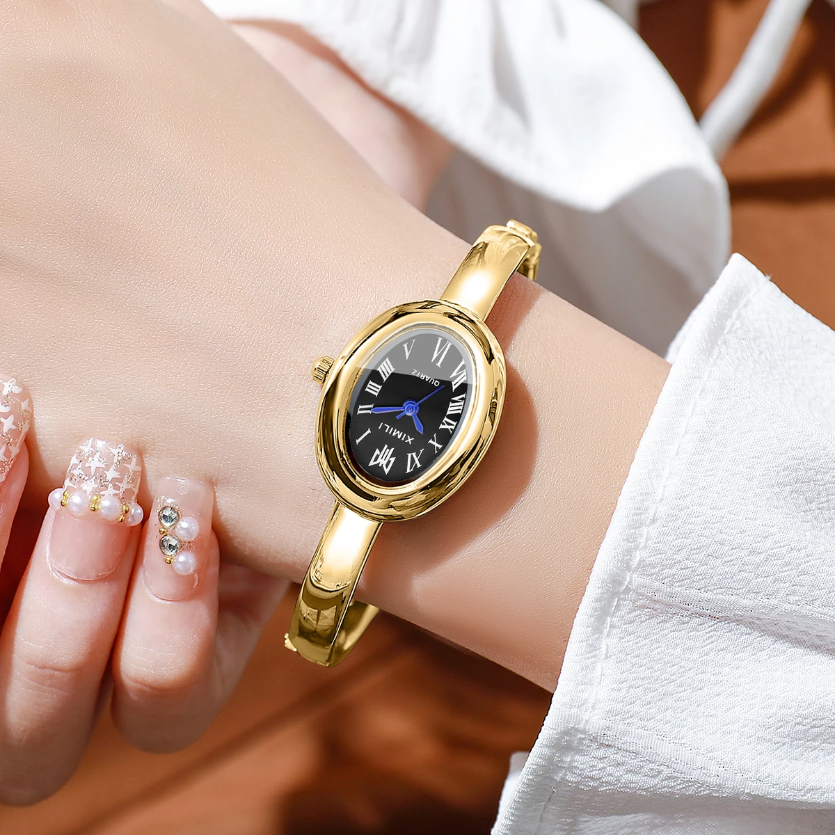 2026XIMILI นาฬิกาวงกลมวินเทจสำ - Vintage Fashion Watches บทวิจารณ์และราคา
