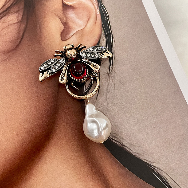 Vintage Bug แมลง Dangle ต่างหู - Vintage Fashion Bug บทวิจารณ์และราคา