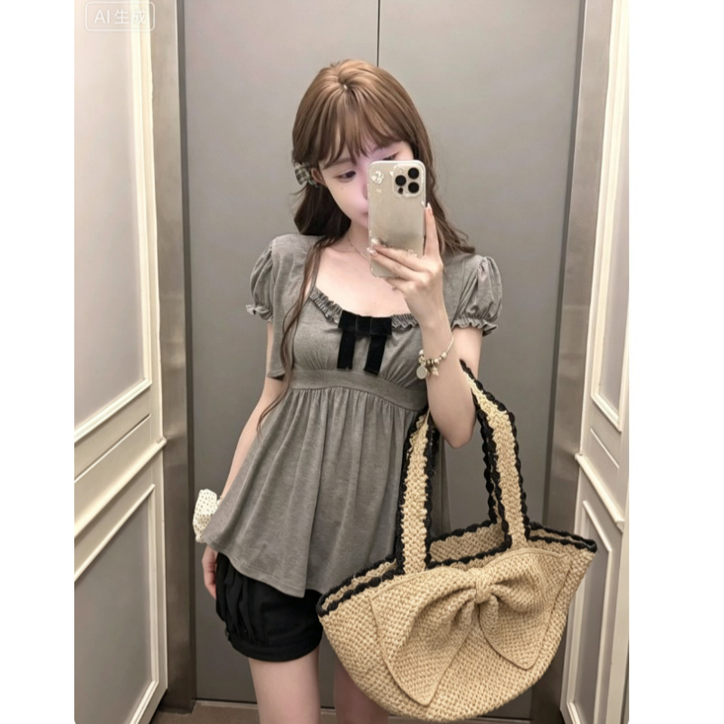 ชุดเสื้อสองชิ้นสไตล์เกาหลี Y2k - Vintage Fashion Retro Outfit บทวิจารณ์และราคา