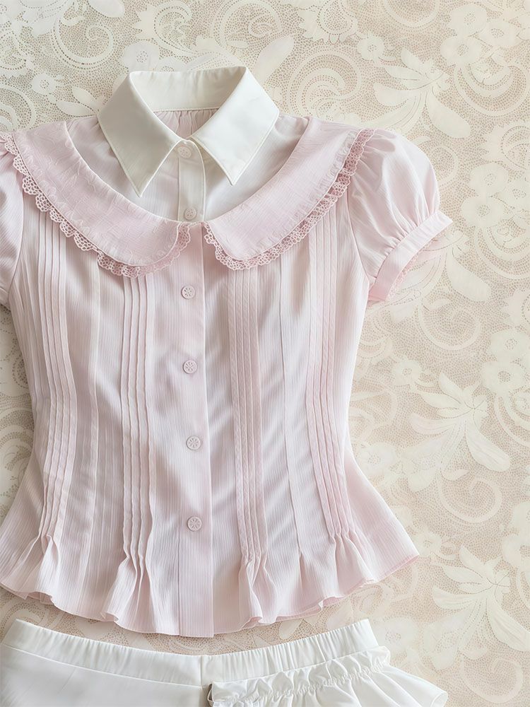 ชุดเซ็ต 2 ชิ้น เสื้อโปโล+กางเก - Vintage Fashion Korea บทวิจารณ์และราคา