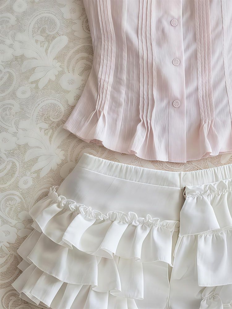 ชุดเซ็ต 2 ชิ้น เสื้อโปโล+กางเก - Vintage Fashion Korea บทวิจารณ์และราคา