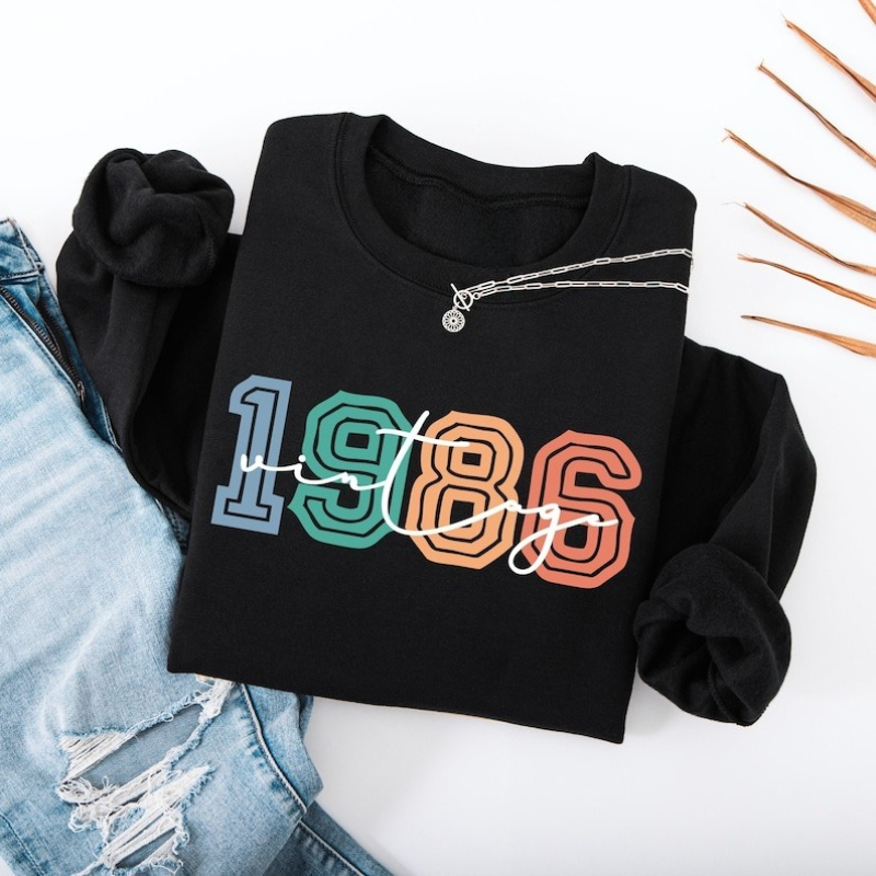 เสื้อสเวตเชิ้ตแฟชั่นฤดูหนาวสไต - Vintage Fashion Retro Outfit บทวิจารณ์และราคา