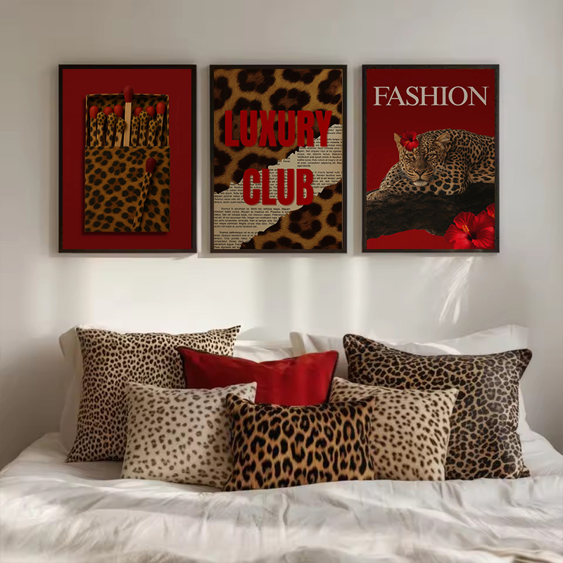 แฟชั่นลายเสือดาว โปสเตอร์ติดผน - Vintage Vogue Fashion Poster บทวิจารณ์และราคา