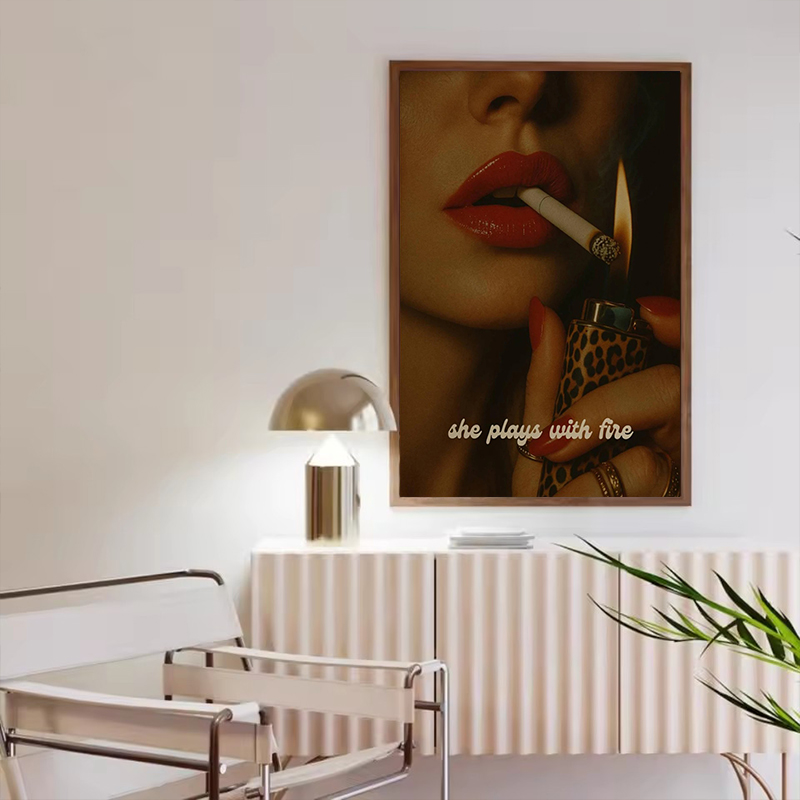 แฟชั่นลายเสือดาว โปสเตอร์ติดผน - Vintage Vogue Fashion Poster บทวิจารณ์และราคา